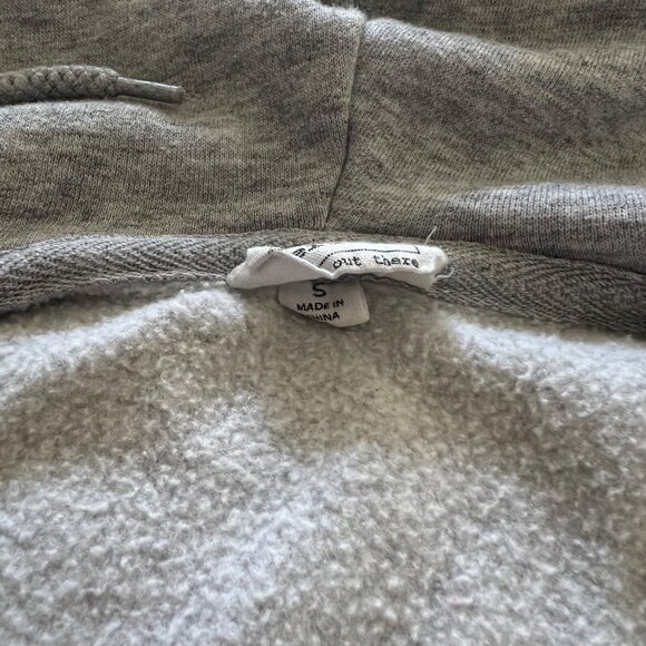 Y2K Vintage California Republic Embroidered Bear Gray Hooded Jacket S - Picture 5 of 7